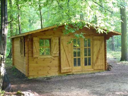 Pictured is kit-built Chalet