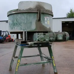 Pictured is a used Pan Mixer