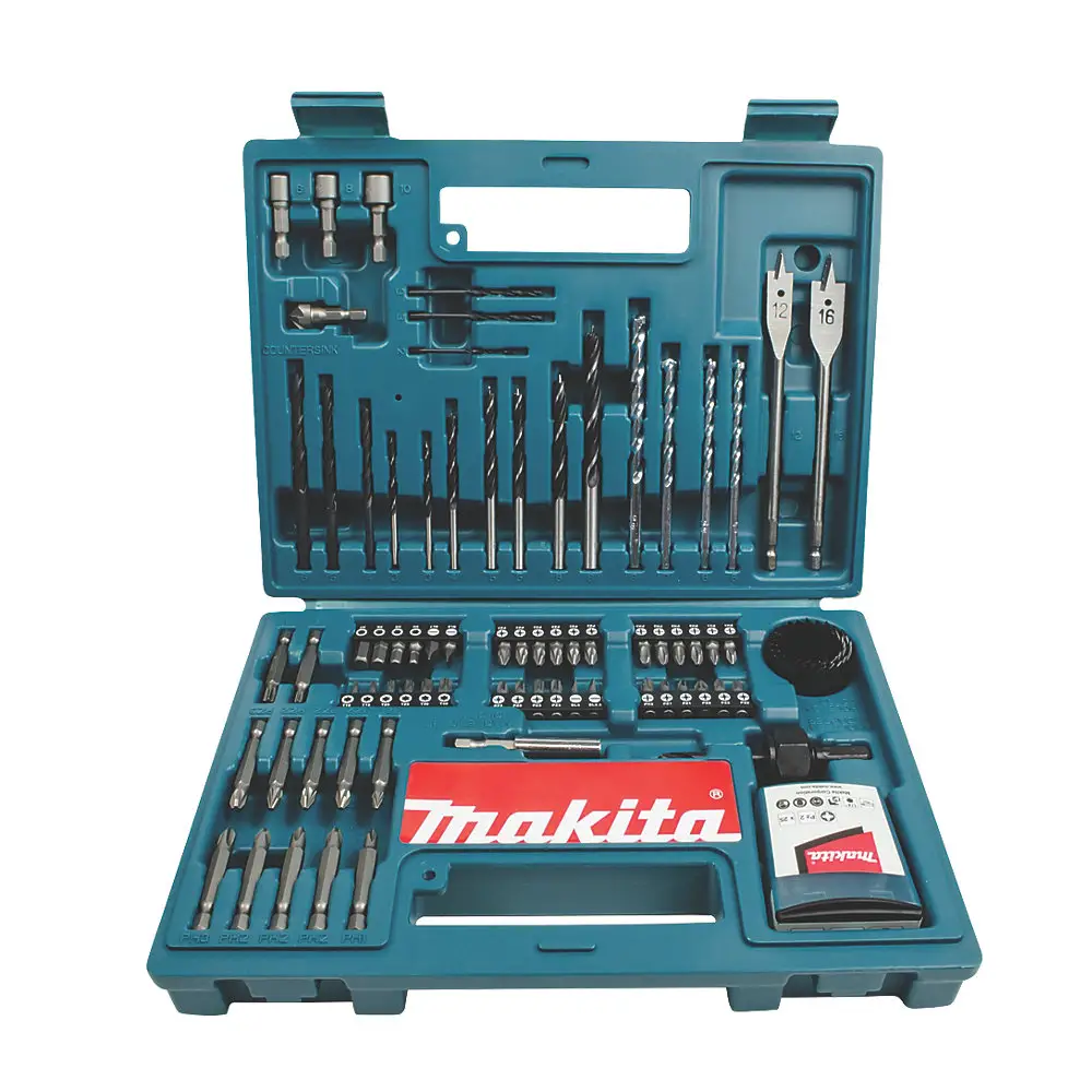 Pictured is a Makita Cordless Drill Accessory Set